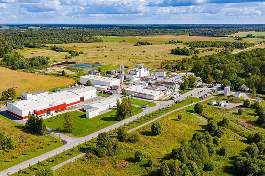 La planta de producción de levadura de Lallemand en Salutaguse, Estonia. Foto: Lallemand