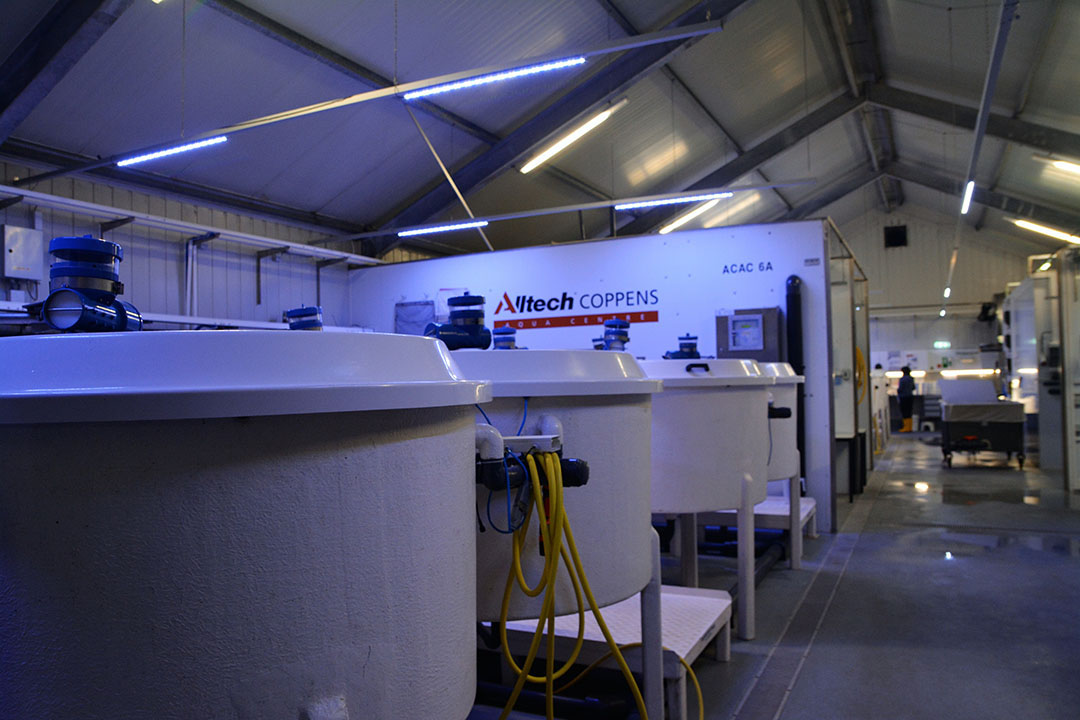 La empresa tiene su propio centro de investigación en los Países Bajos:  Alltech Coppens Aqua Centre (ACAC).